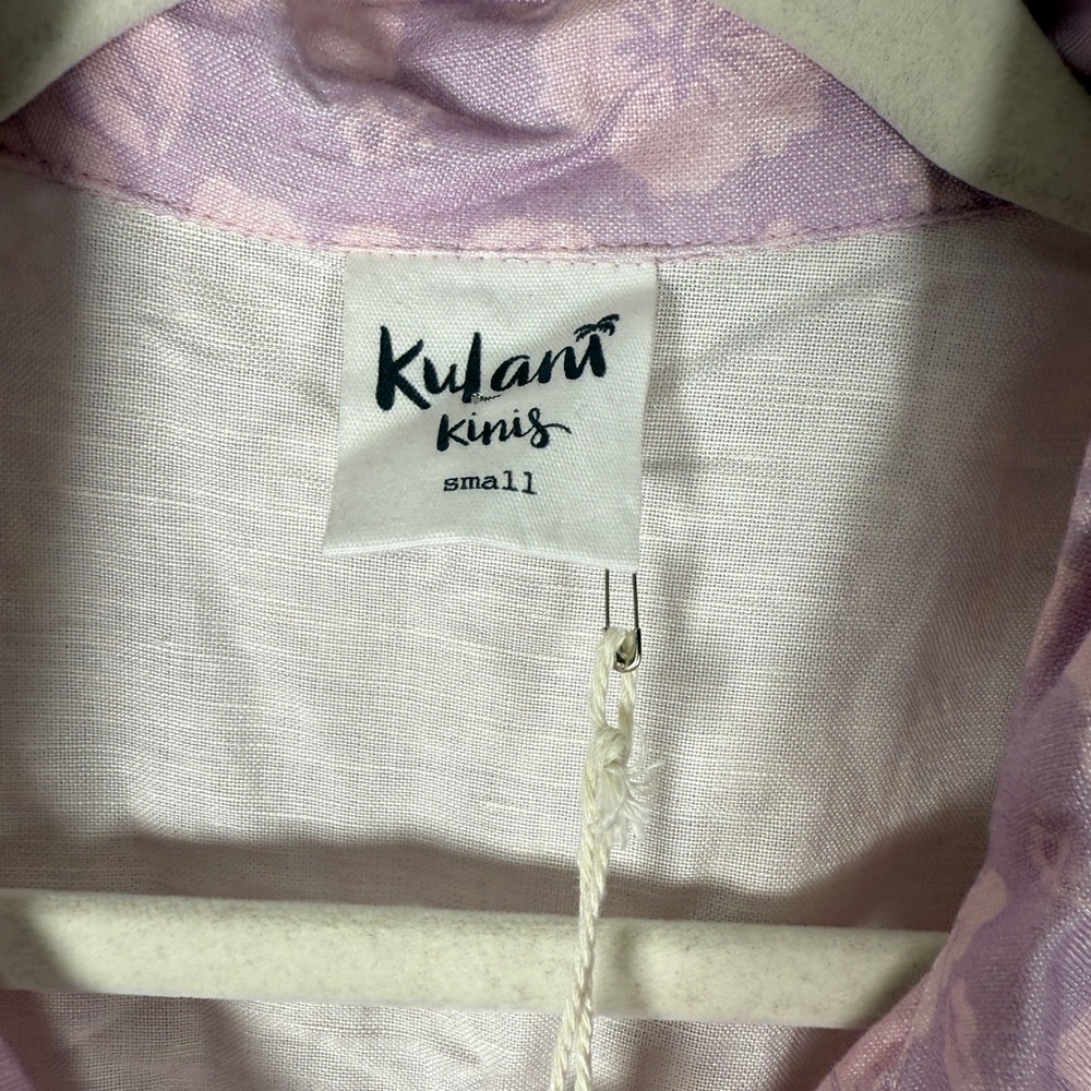 Kulani Kinis Relaxed Linen Button Front Shirt - Picture 7 of 10